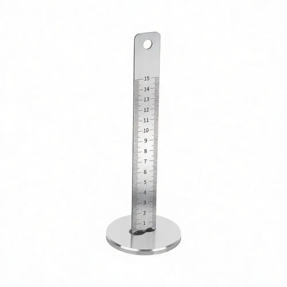Thickened Stainless Steel Tile Leveling Tool Magnetic Height Gauge Measurement Ruler For Flooring Construction Accurate Layout