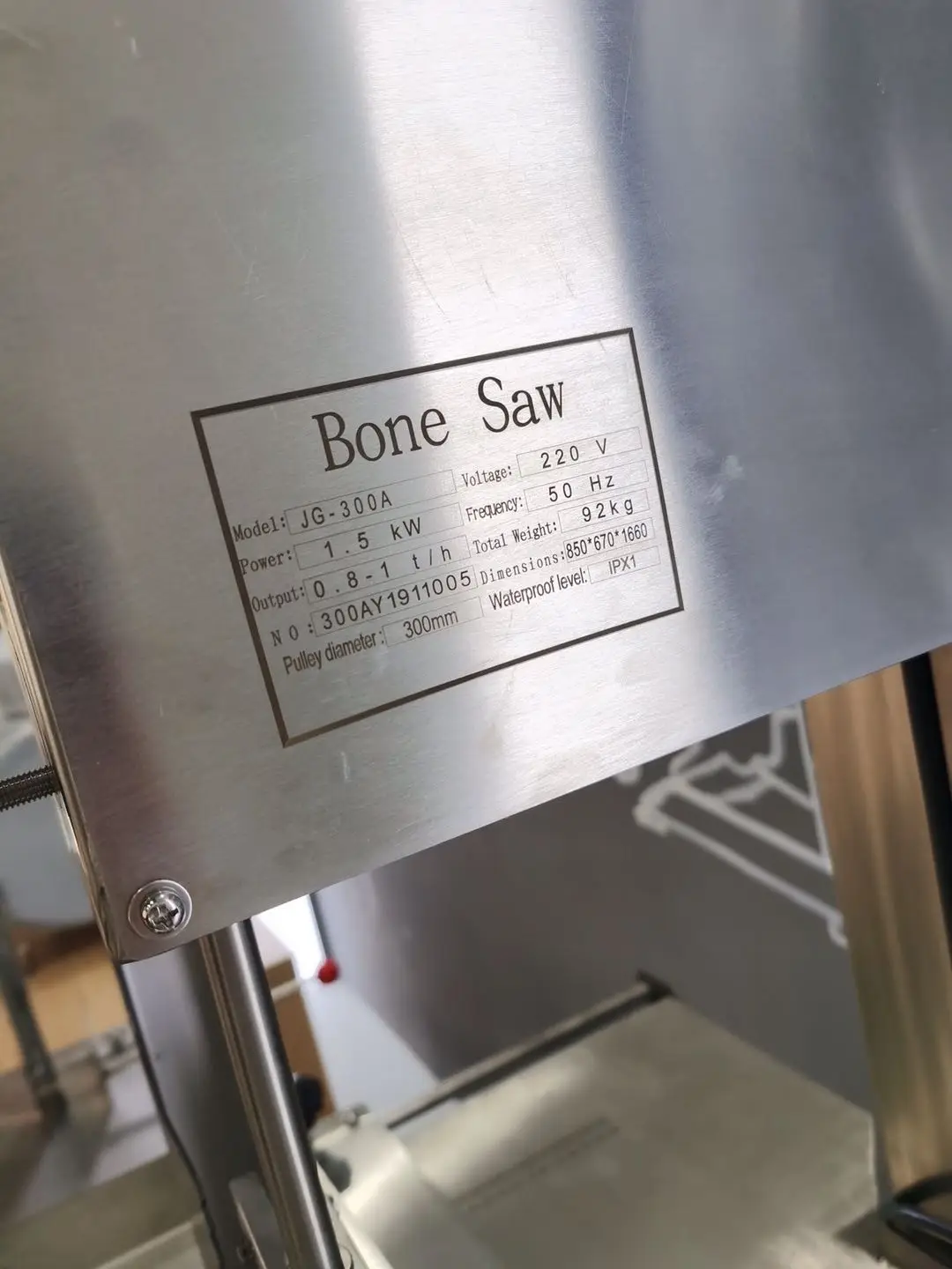 Full Stainless Steel Material Large Capacity Bone Saw Machine Automatic Machine