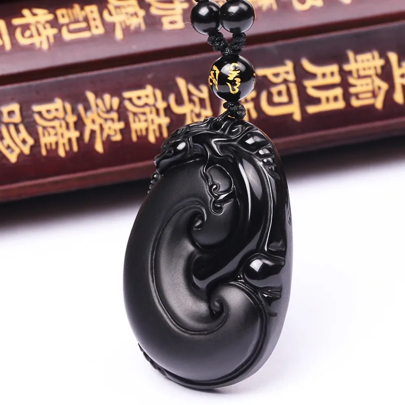 Obsidian Ruyi Pixiu Pendant, Personalized Versatile Men's and Women's Pendant