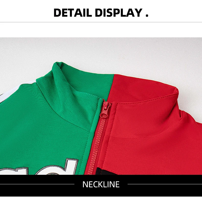 Damen Freizeitjacke Colorblock Sportliche Varsity-Jacke Vintage Patchwork Streetwear Oberbekleidung mit Durchgehendem Reißverschluss für Outdoor – Detail 13