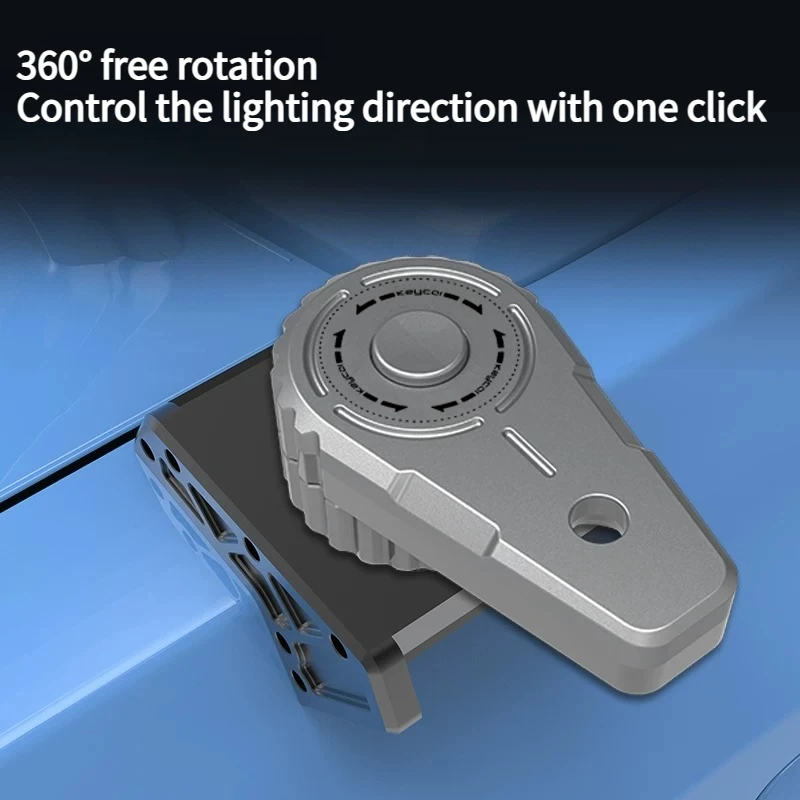 For Chery iCAR V27 Agile O-Turn 360° Rotating Lamp Base Spotlight Base A-Pillar Bracket Light Base Car Accessories