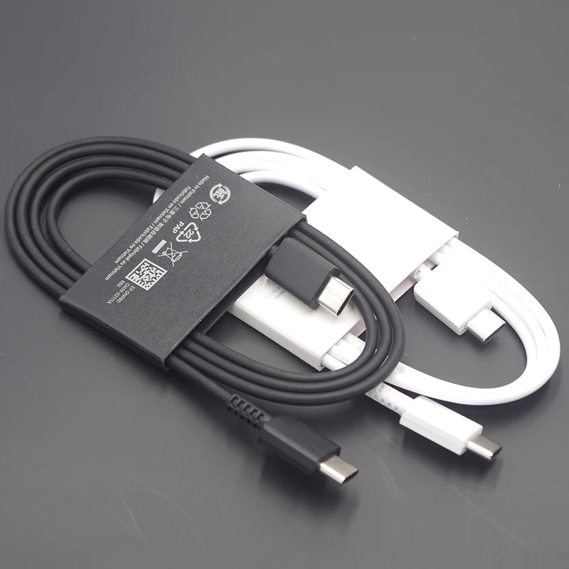 Original Cable for Samsung Type C Fast Charging USB C to USB C Cable USB to Type C for Galaxy S22 S10 S9 S8 Note9 A80 A70 A60