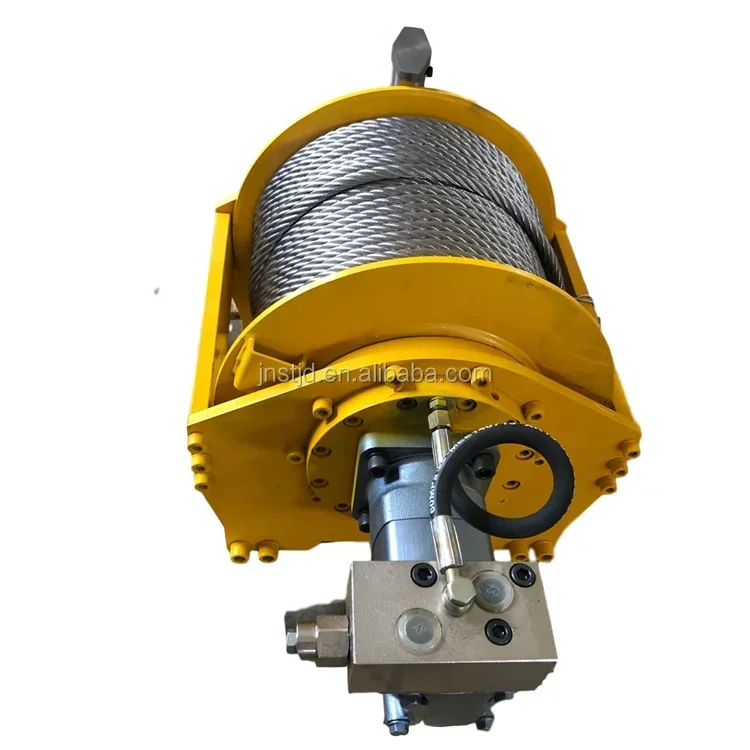 

Clutch winch with free fall 3-20 ton hydraulic winch Variable Speed hydraulic Power Cable Pulling lifting Winch