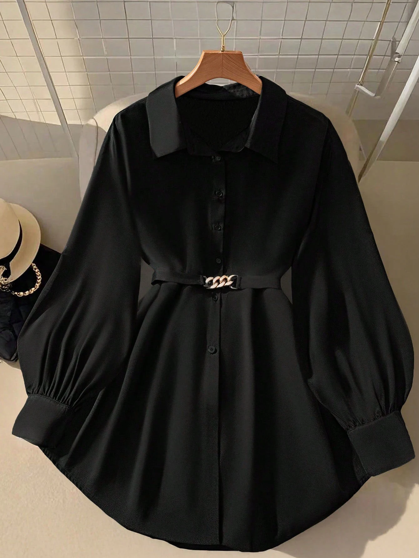 

Женские однотонные топы больших размеров с длинными рукавами: повседневные и элегантные рубашки для летней верхней одежды