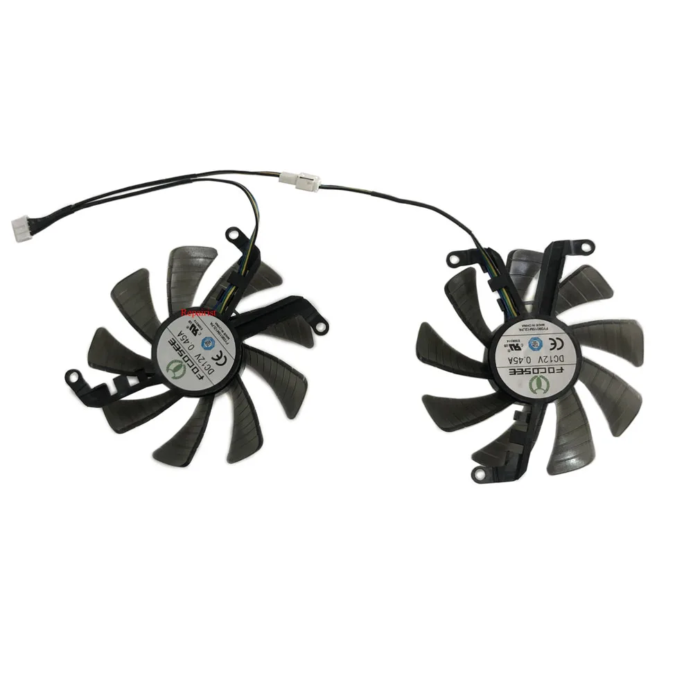 2Pcs/Set FY09015M12LPA,Graphics Cooler Fan,For GALAX KFA2 Palit GeForce RTX3060 RTX 3060 Ti (1-Click OC),Replace TH9215S2H-PAA