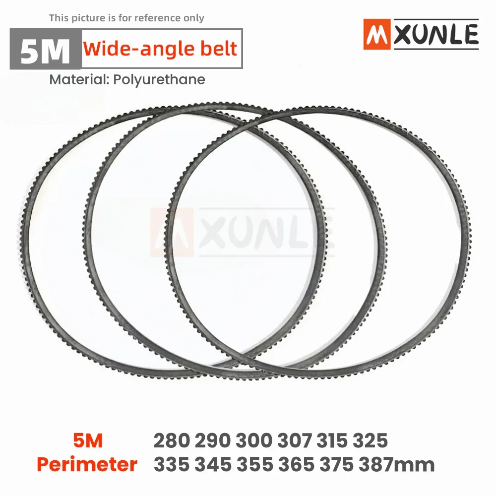 

5M Wide-angle Belt 5M280 5M290 5M300 5M307 5M315 5M325 5M335 5M345 5M355 5M365 5M375 5M387 Drive triangle Belt