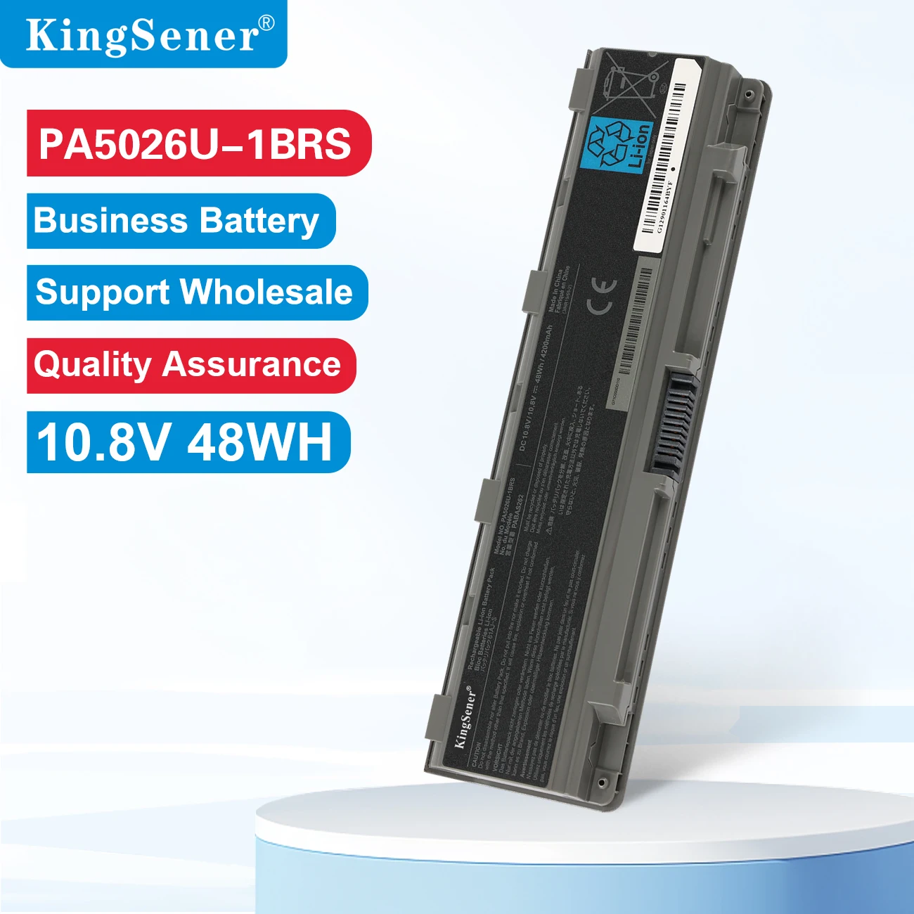 

KingSener PA5026U PA5026U-1BR Аккумулятор для ноутбука Toshiba Satellite P855 P870 P850 P855 P875 P870 P845 PABAS262 10,8 В 48WH