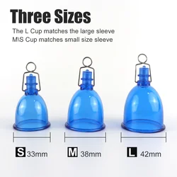 Penis Extender Pump Cup Accessories Enlarger Stretcher Vacuum Cups Replacement For Enhancer Hanger Trainer Sex Toys For Men