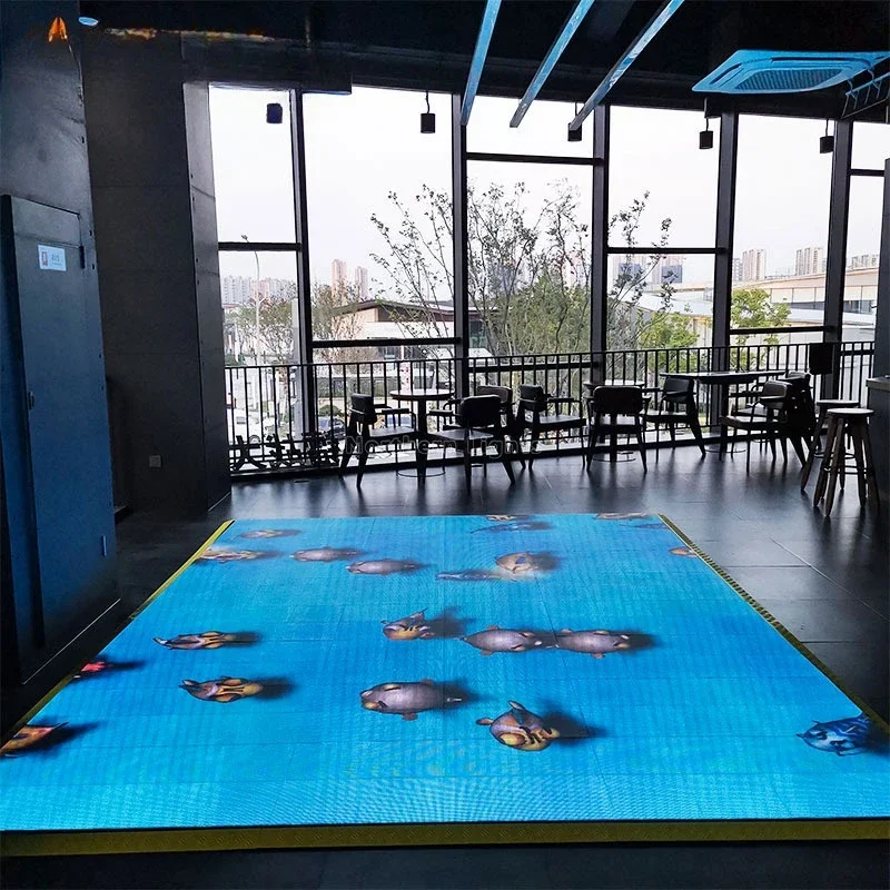 

Northern Lights High Brightness RGB HD Dancing Floor LED Screen IP65 Ground Floor LED Display for Retail Stores Shopping Malls