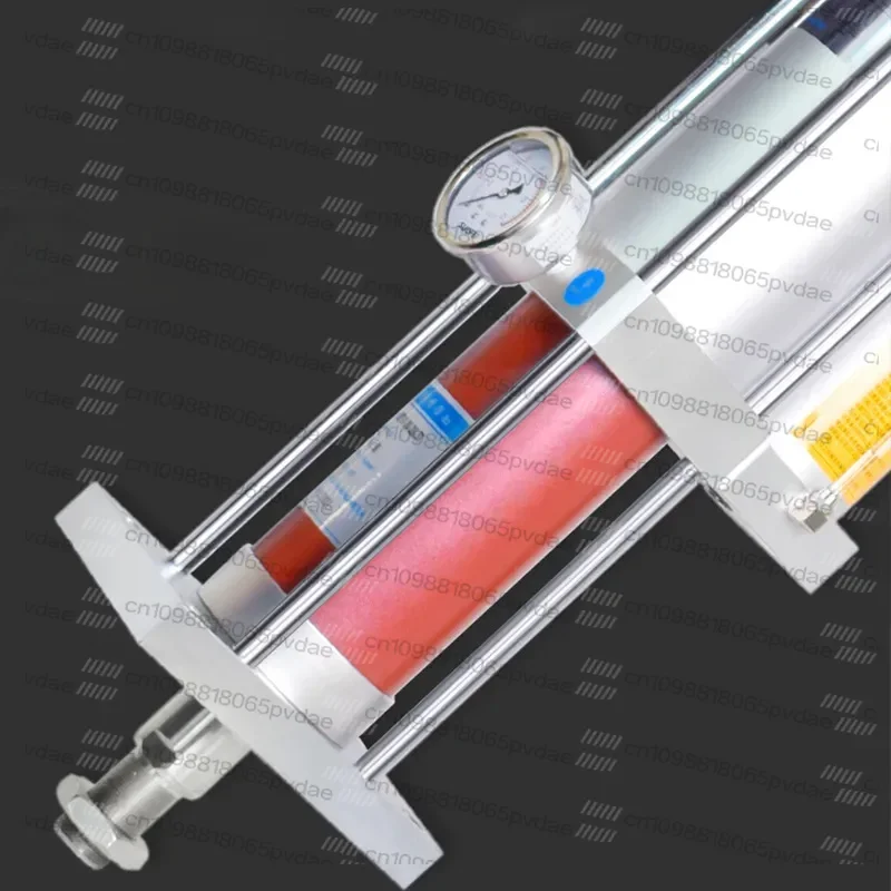 Tool Parts Bore Size 63-100mm Pressure Double Action Standard Pneumatic Hydraulic Gas-Liquid Pressurized Booster Cylinder