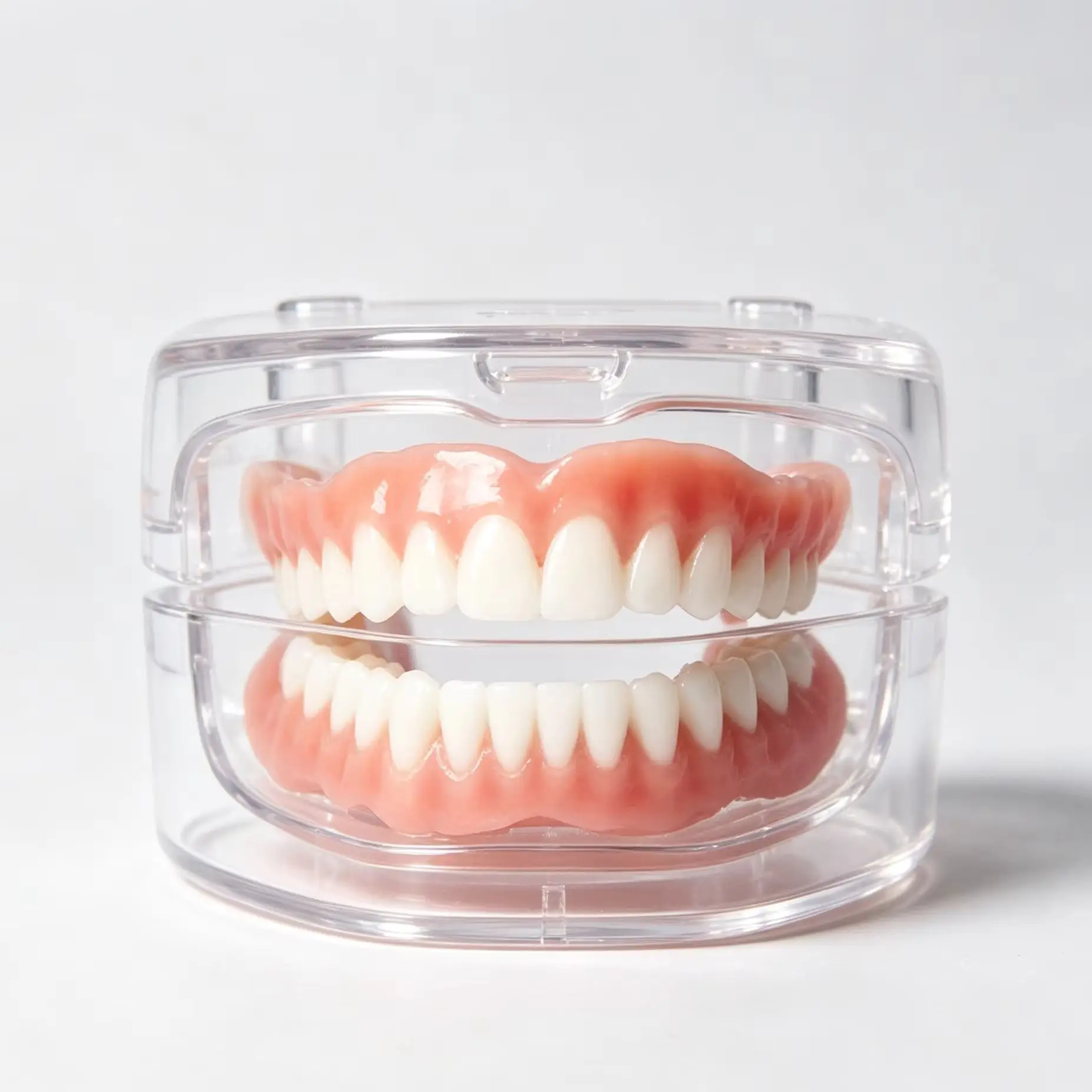 2026 New Handmade Upper Lower Full Silicone Dentures Natural Fake Teeth Braces Comfort Fit Instant Bright Smile Oral Care Kit