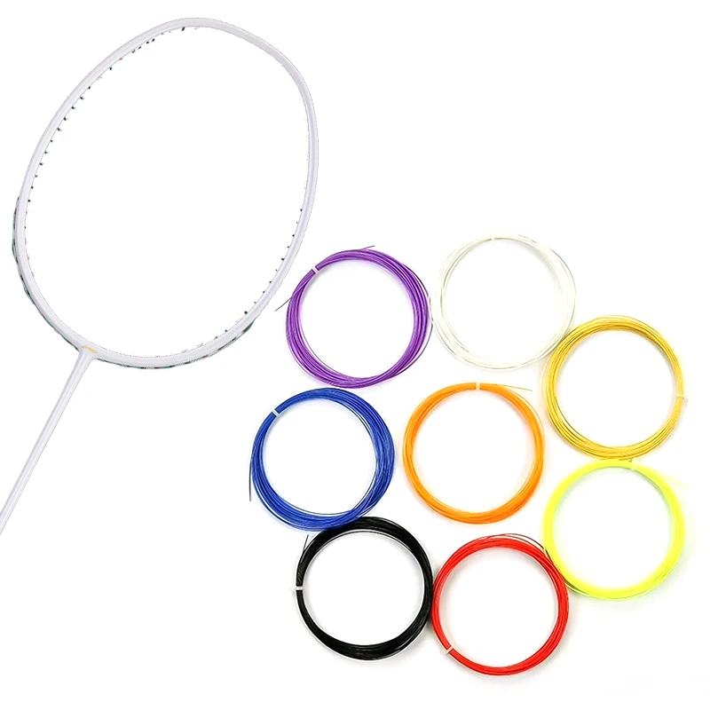 

Badminton string 10M Durable Nylon Badminton Racket String – High Elastic & Wear-Resistant Replacement Line for Training & Play