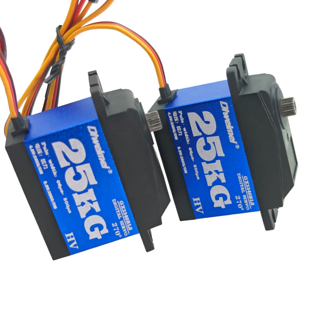 25kg servo 25kg servo digital High Torque Servo180° 270° Wide Angle HV 4.8-6.0V Metal Gear Servo for RC Car Drone Robot Arm
