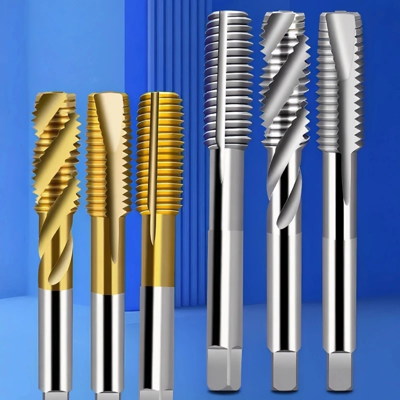 KH CNC HSS M2 M3 M3.5 M4 M5 M6 M8 M10 M12 M14 M16 التيتانيوم المغلفة آلة المسمار التنصت الخيوط الحنفية معالجة الفولاذ المقاوم للصدأ #6