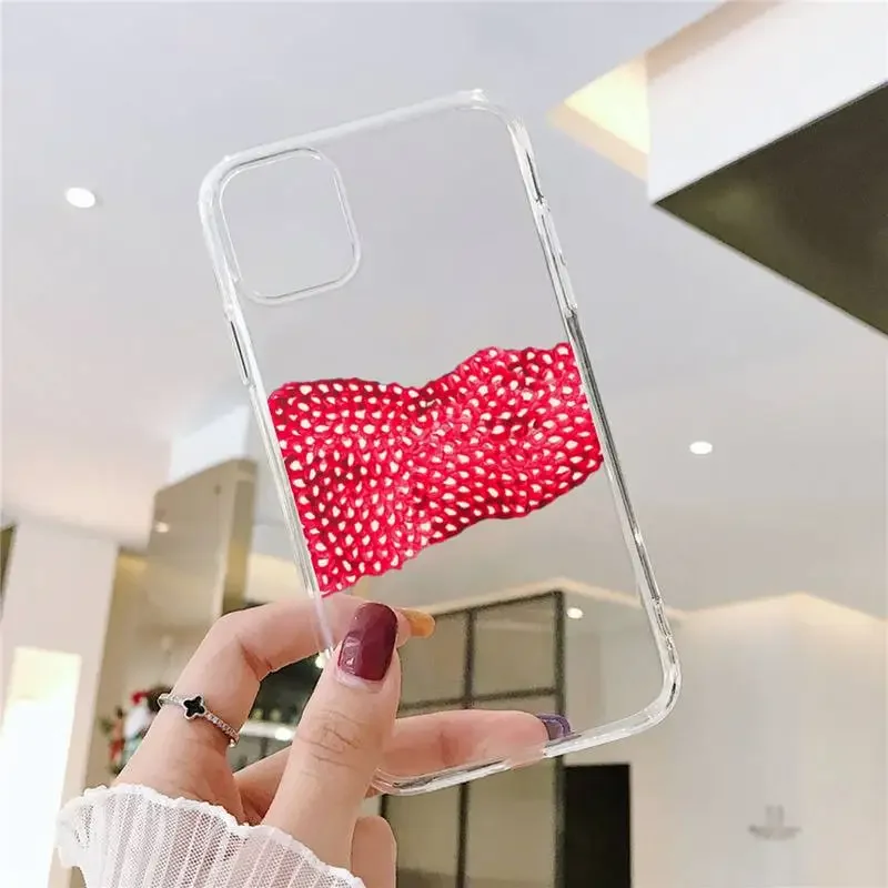 Japan Kusama Yayoi Art Phone Case For iPhone 11 12 Mini 13 14 Pro XS Max X 8 7 6 Plus SE XR Transparent Shell