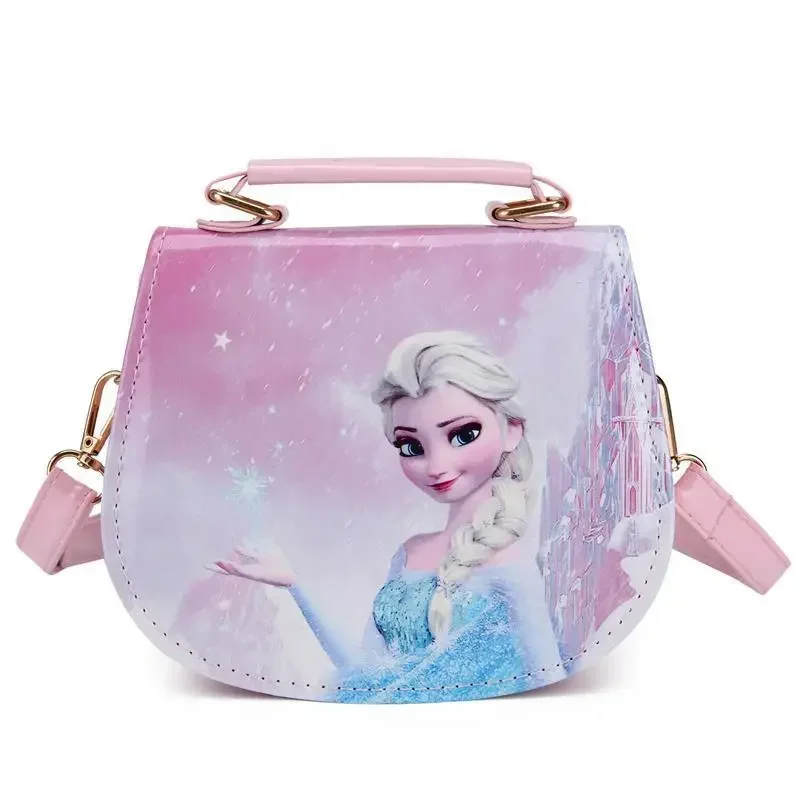 

Disney Frozen 2 Elsa Anna princess children's toys shoulder bag girl Sofia princess baby handbag kid fashion shopping bag gift