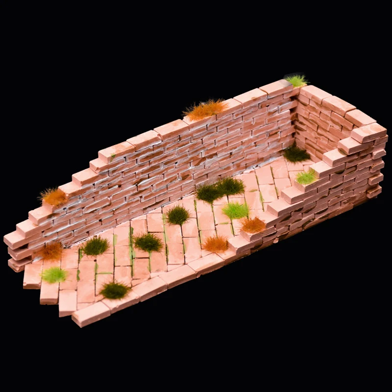 50pcs 1:16/25/35 Mini Simulation Bricks Model DIY House Miniature Dollhouse Accessory Toys For Kids Play House Game