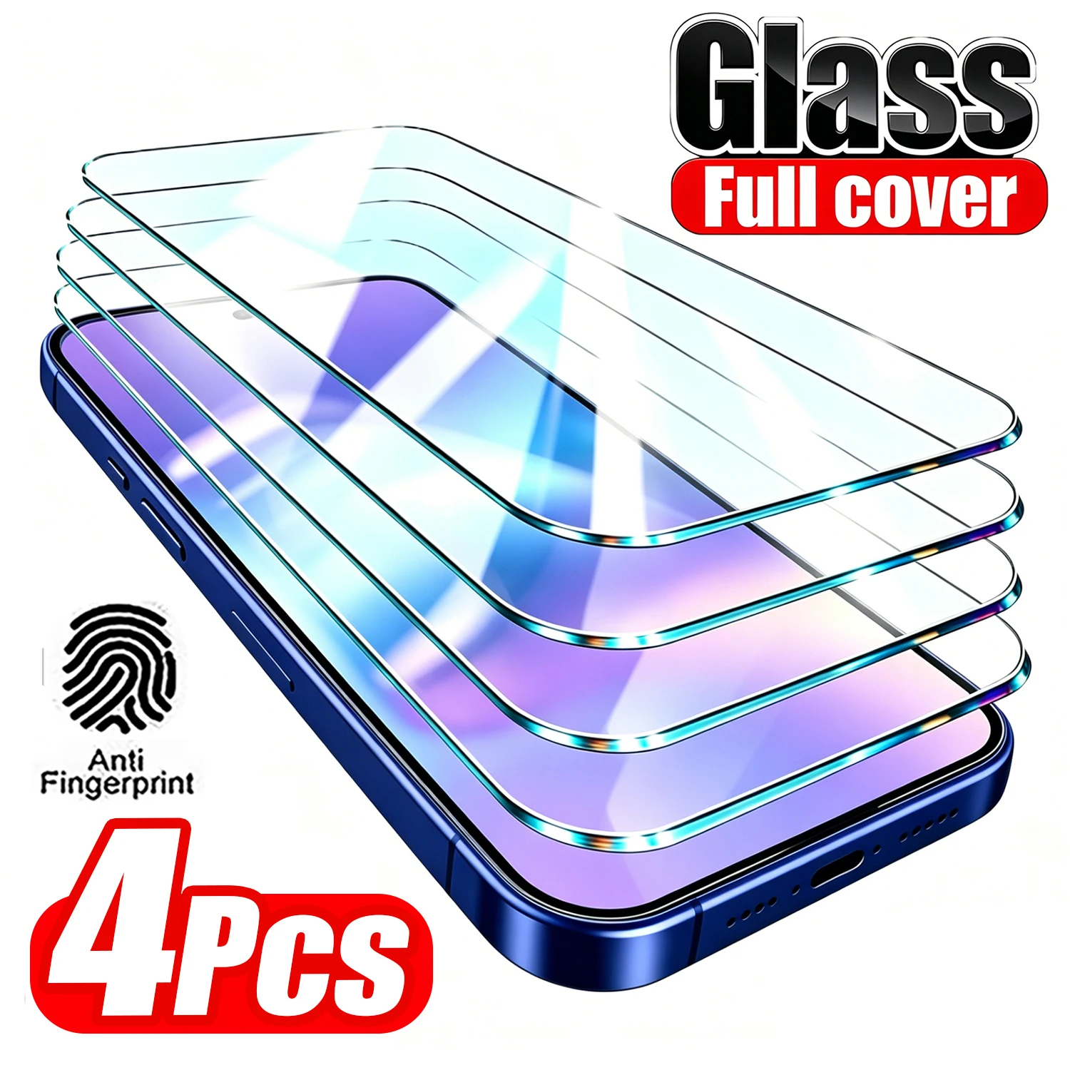 4PCS 9H Screen Protector for Samsung A15 A16 A56 A36 A17 A25 A24 A55 A53 A52 A57 A37 A34 A35 Tempered Glass Samsung Galaxy A07