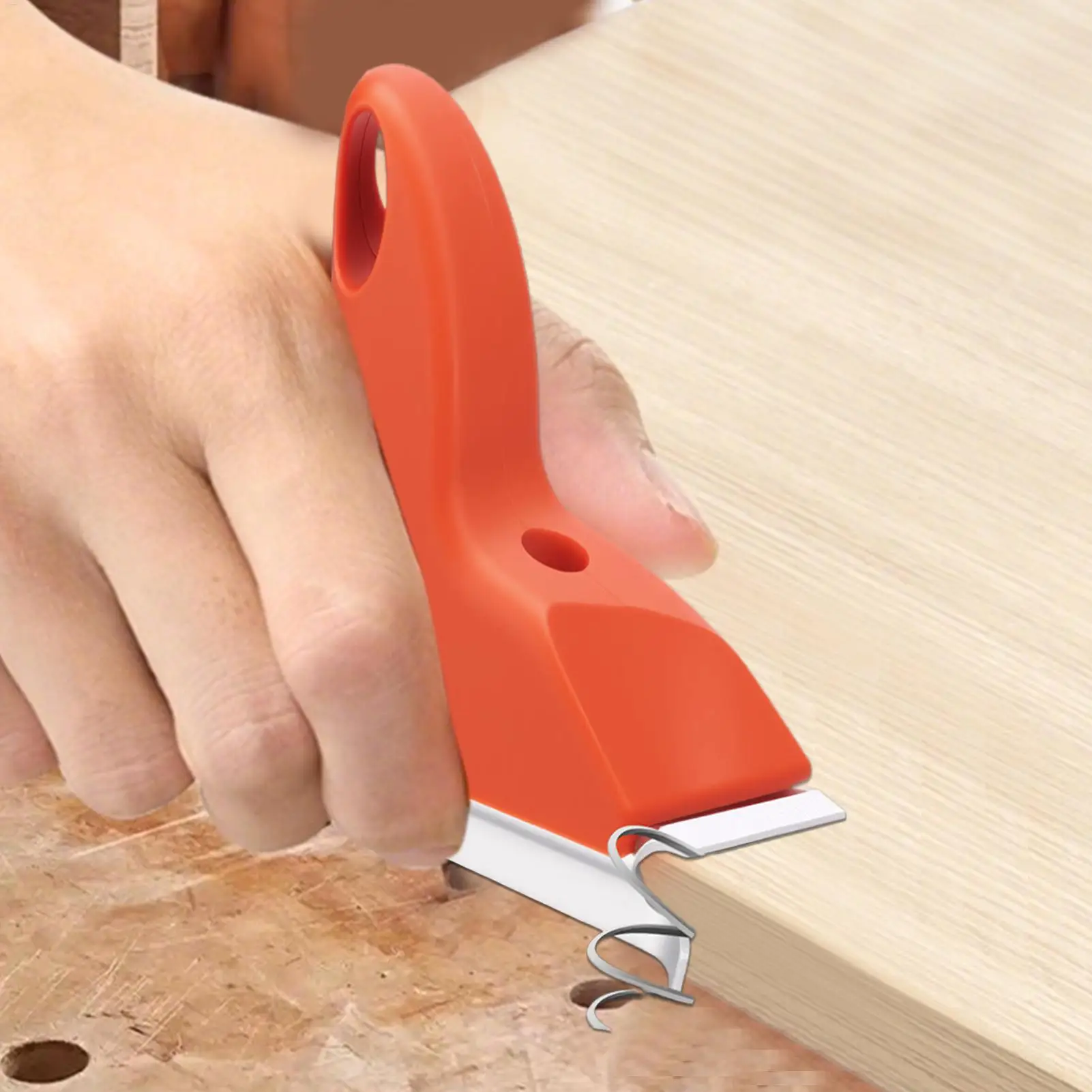 

Edge Banding Trimmer Heavy Duty Woodworking Edge Banding Glue Brushing Tool with Durable Stainless Steel Blades