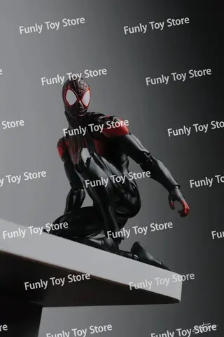 I lager Ct Toys Spiderman Miles Morales Mafex 092 Spider-Man Figur Shf Spider-Man Anime Actionfigur Figur Modell Presentleksaker 6 best sales Miles Morales leksaksfigur - №1