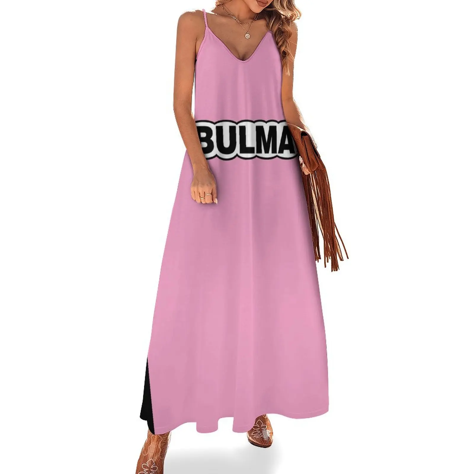 

Bulma Sleeveless Dress evening dress woman Long veiled dresses