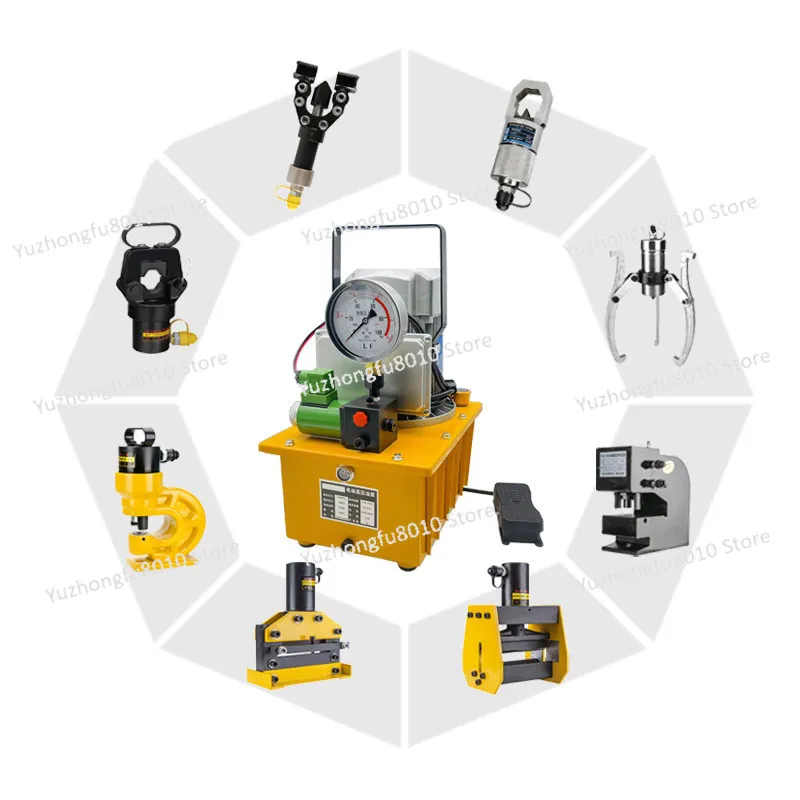 Ultra-high hydraulic electric hydraulic pump press foot switch hydraulic pump station single oil circuit electric 700A