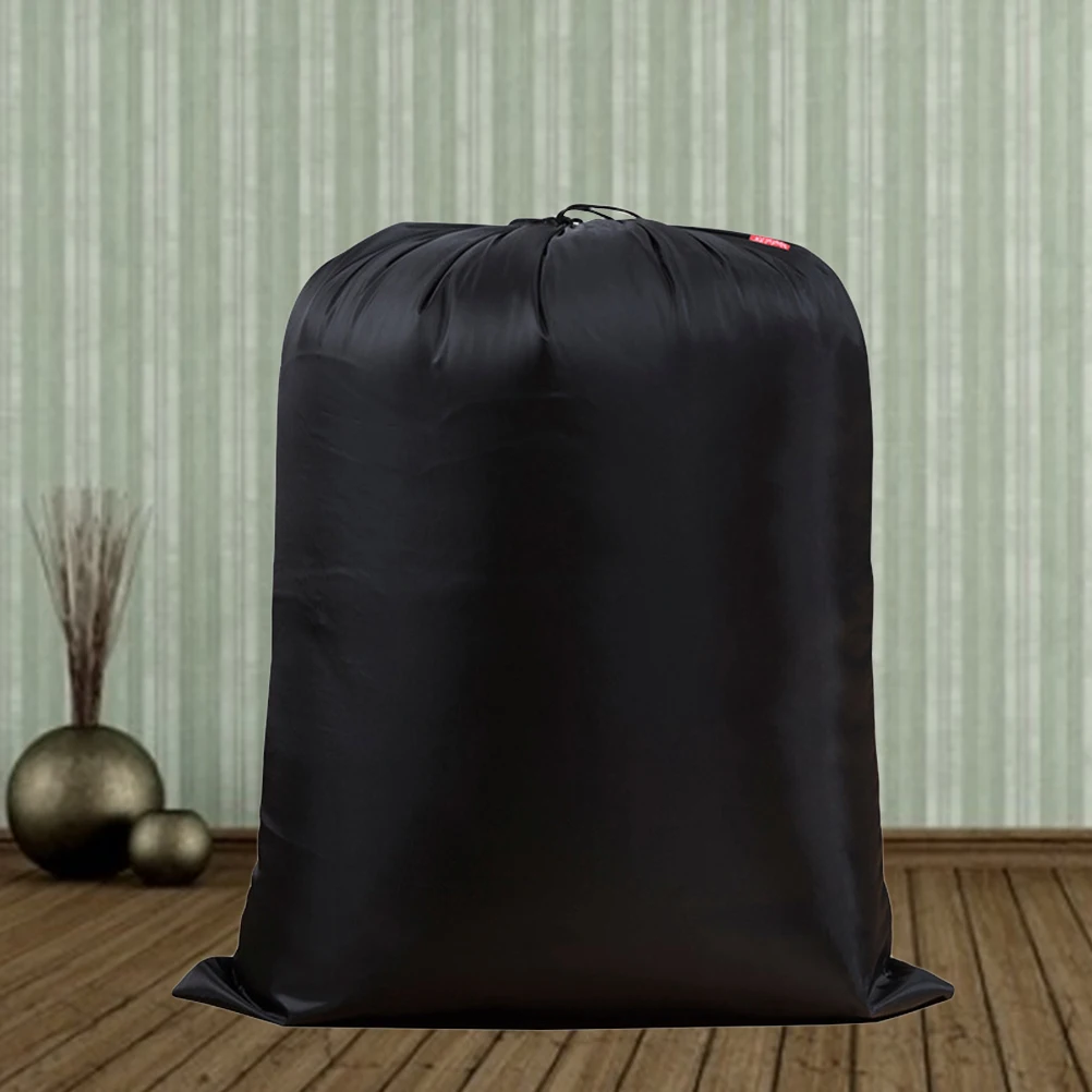 

Waterproof Nylon Storage Bag Drawstring Design Dust Proof Clothes Quilt Organizer Large Capacity Lightweight Portable Household