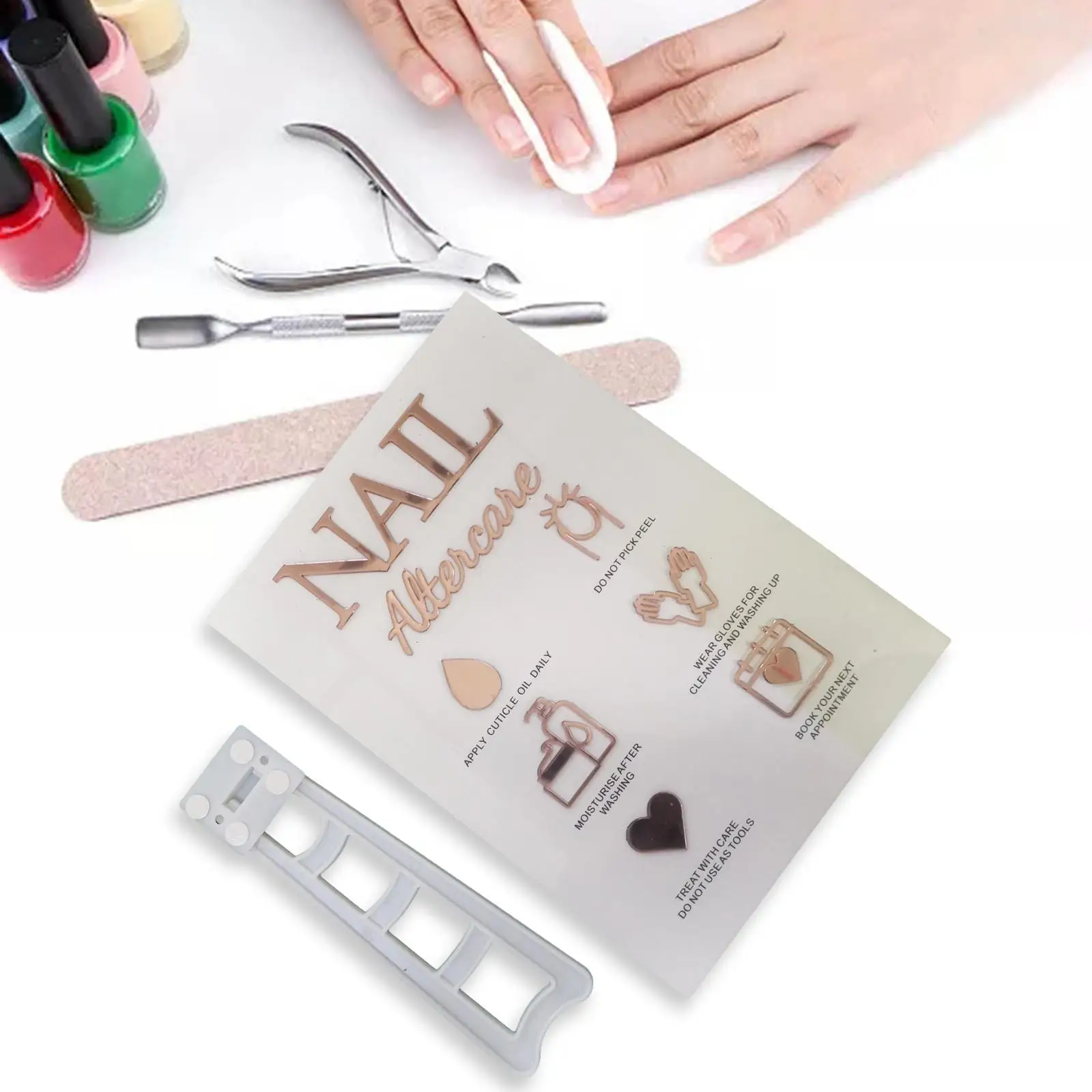 

Nail Art Display Holder,Nail Sample Display Board,Acrylic,Large Size Nail Art Display Board for Nail Color Practice Board