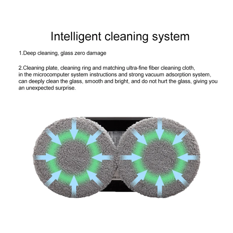 Robotstofzuiger Raamreinigingsrobot Smart Home Glazenwasser Robot Afstandsbediening Glazen reinigingsrobots