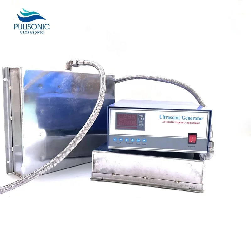 Strong Wave Steel SUS316 Underwater Ultrasonic Transducer Vibration Cleaner For Cleaning Auto Engine Lab Hardware