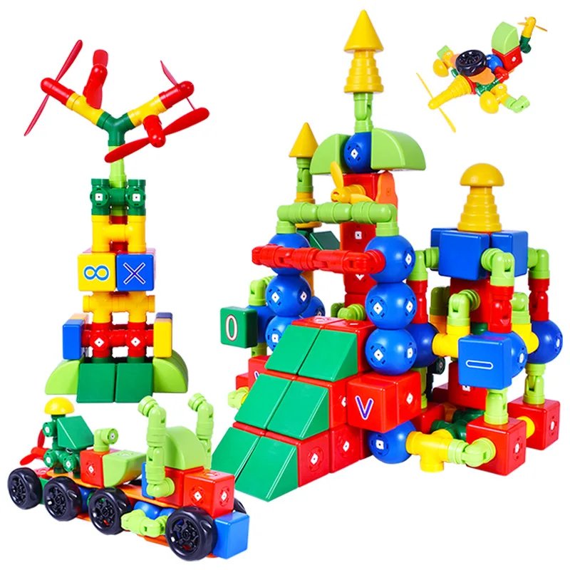 

Big size Magnetic Designer Construction Set Model & Building Toy Magnets cubes Magnetic Blocks Educational Toys For Children