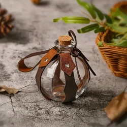Renaissance Witch Magic Potion Bottle Wizard Potions Glass Holder With Cork Stopper And Glass Bottle for Halloween Cosplay LARP