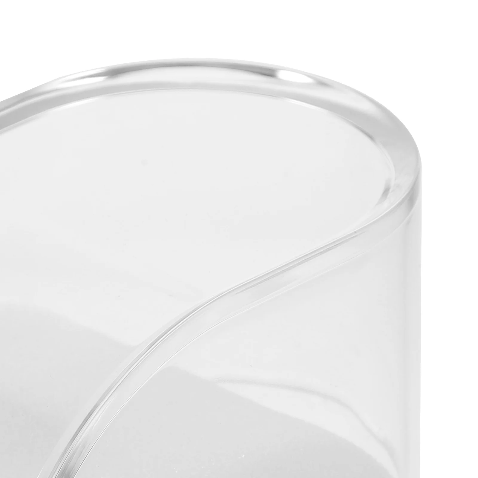 

2pcs Watch Box Transparent Plastic Storage Display Container With Sponge Holder For Gift Packaging Organization