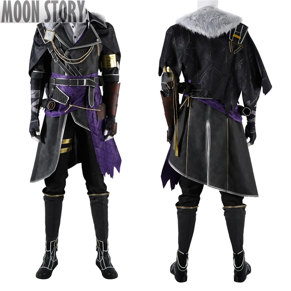 

New Game Clair Obscur Expedition 33 Vilso Cosplay Costume Battle Suit Outfit Coat Clock Adult Men Shoes Full Set Halloween Paryt