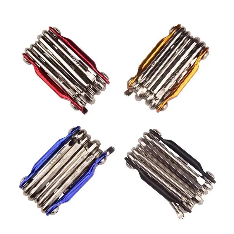 11 in 1 Mountain Bike Portable Socket Multipurpose Wrench Bicycle Multi Tool Screwdriver Motorcycle Bicycle Repair Tools