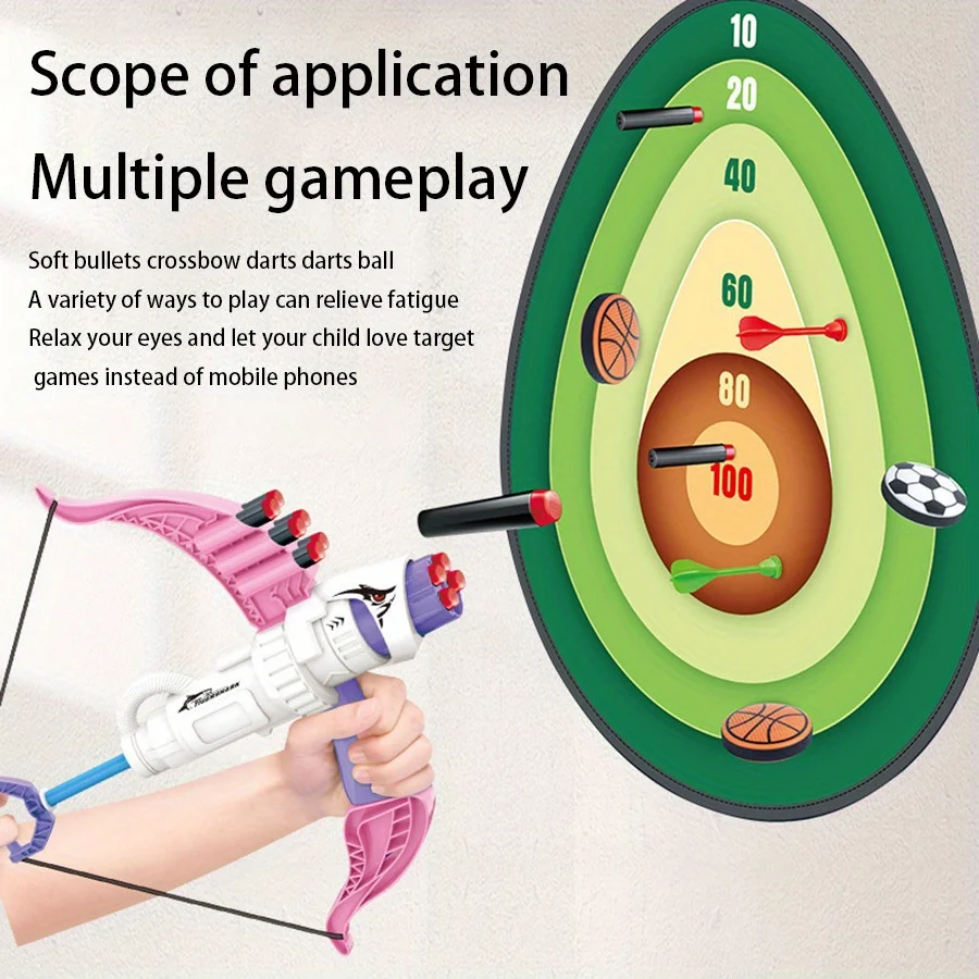 مجموعة ألعاب الرماية العائلية 4 في 1: لعبة ممتعة للآباء والأطفال لتقوية علاقتهم وتطوير المهارات