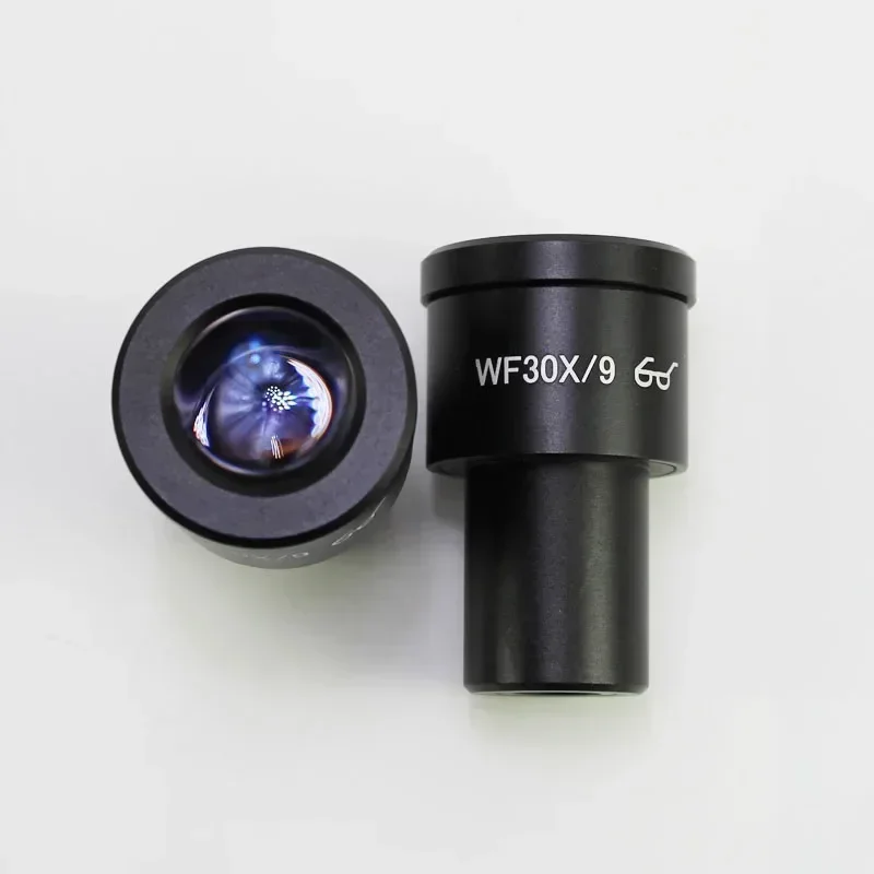 

WF30X 9mm Optical Wide Angle Biological Microscope Eyepiece High Eye Piont Optical Lens Mounting Size 23.2mm