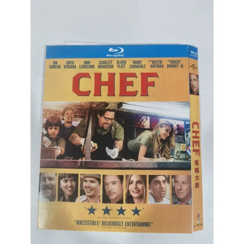 Blu-ray Down and Out Chef Chef Movie Disc High Definition Video Collection