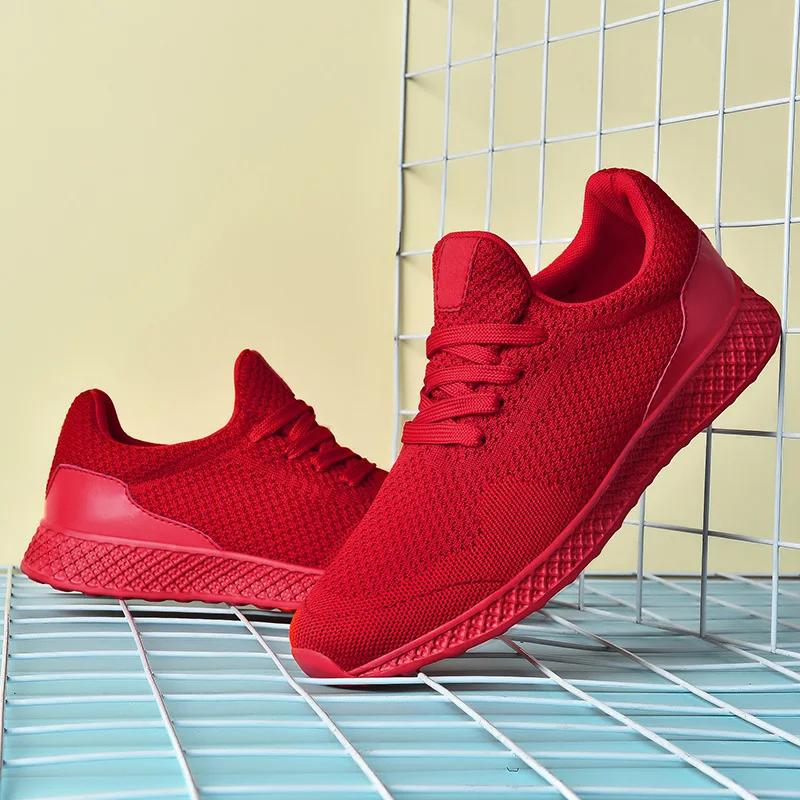 Mesh-Sportschuhe für Herren im Frühjahr, atmungsaktive und trend ige Freizeit schuhe, vielseitig für Sommer arbeiten, Lauf-und Freizeit schuhe