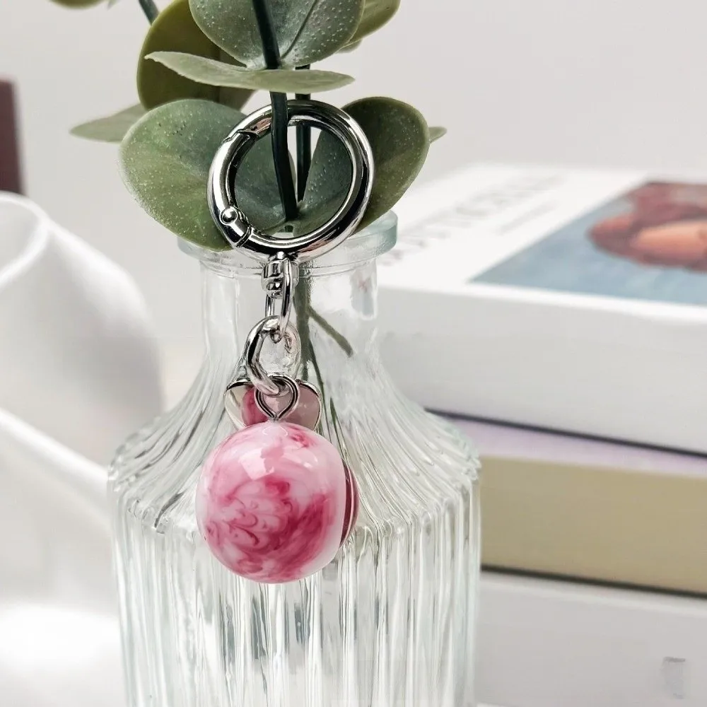 Unique Funny Demon Eyeball Keychain Resin Gothic Style Bag Pendant Halloween Theme Luminous Car Key Holder Gift