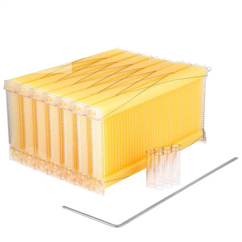 

Plastic honey outflow frames for beekeeping