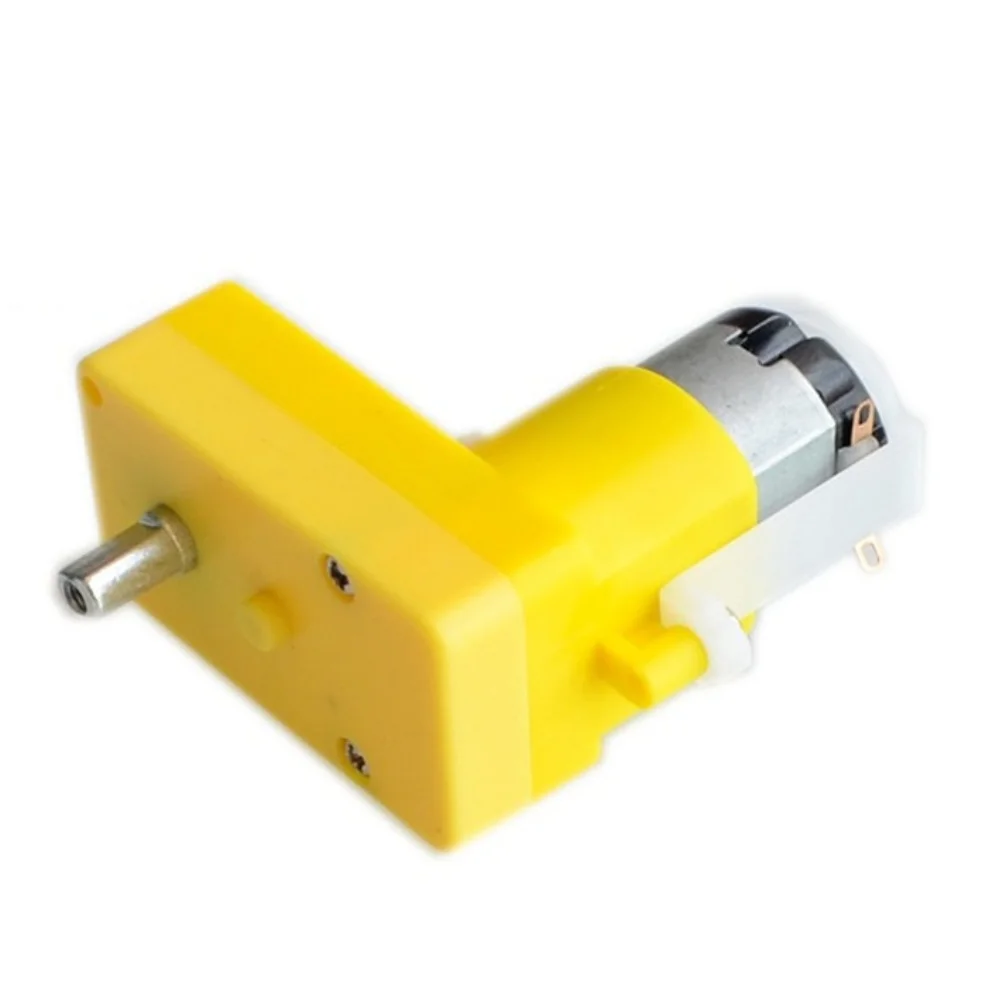 For TT Motor Style DC 6V 210RPM L Shaped Gear Reduction Motor for Educational Robotics Smart Car Projects 3V 6V Dual Voltage