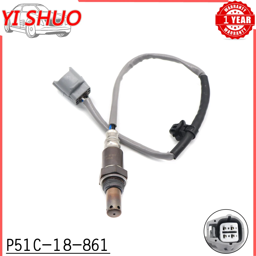 Car Air Fuel Ratio Lambda O2 Oxygen Sensor for Mazda CX-3 MX-5 Miata 2.0L 16-18 for Toyota Yaris iA 1.5L P51C-18-861 Downstream