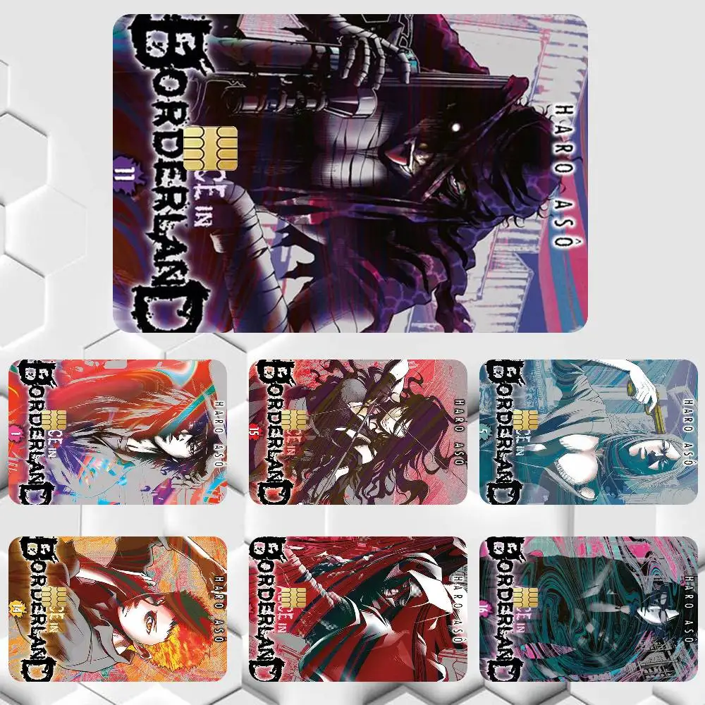 Alice In Borderland Manga   Sticker Film Tape Skin for Credit Card Debit Card Cartoon Waterproof Stickers