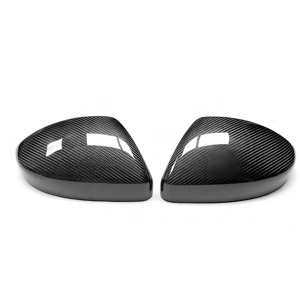 Replacement Rearview Side Mirror Covers Cap For Jaguar E-Pace F-Pace Carbon Fiber Casing Shell