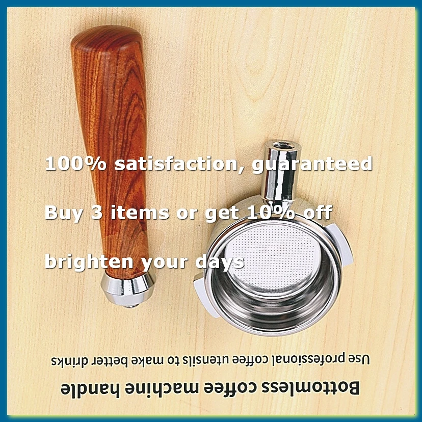 58MM Stainless Steel Coffee Machine Bottomless Portafilter for Coffee Machine Professional Accessory