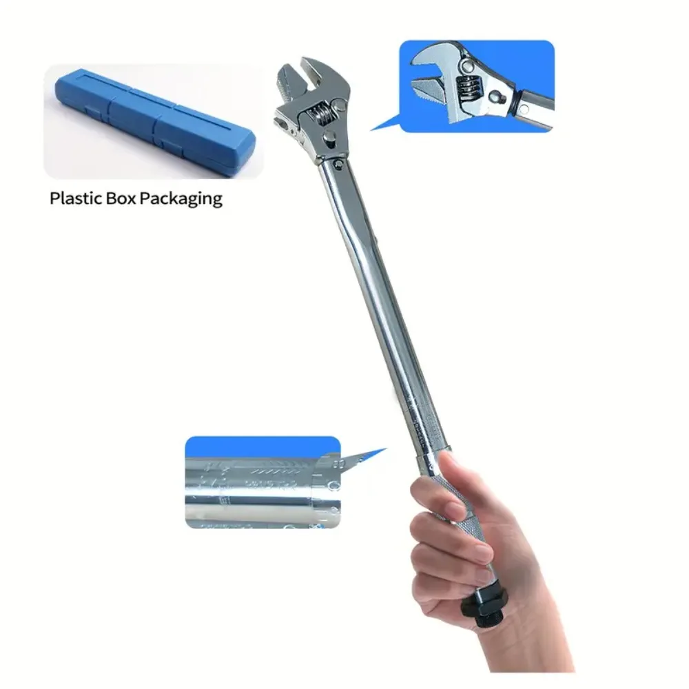 

Digital Adjustable Torque Wrench 19-110NM Locking Flat Key Professional Automotive Spanner Tool