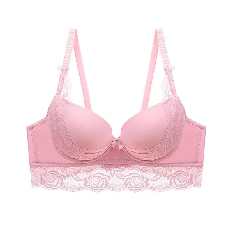 Сексуальный кружевной полый бюстгальтер Невидимый бюстгальтер без косточек Сексуальные кружевные бюстгальтеры пуш-ап Черный Красный чашка BC Нижнее белье больших размеров Бюстгальтеры для женщин