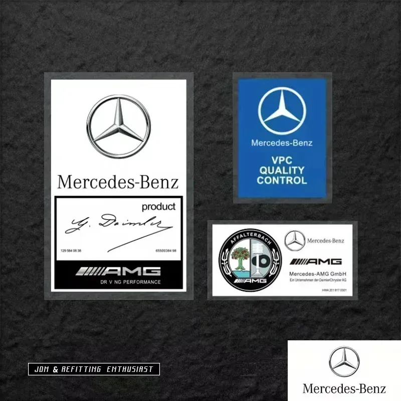 

Car Front Windshield Static Sticker Waterproof Static Decal For Mercedes Benz AMG A B C E S V Class A180 CLK CLA GLE W212 C200