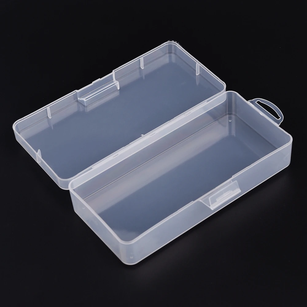 Nail Storage Box Empty Manicure Organizer Nail Art Storage Case Containers For Nail Buffer File Brush Rhinestone Glitter Tool